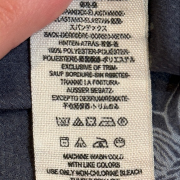 Women’s FREE PEOPLE Oxford combo party in the back striped long sleeve top. Sz L - Picture 7 of 7